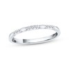 Thumbnail Image 1 of Previously Owned Anniversary Band 1/20 ct tw Diamonds 10K White Gold Size 3