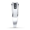 Thumbnail Image 3 of Previously Owned Men's Wedding Band 1/4 ct tw Diamonds 10K White Gold - Size 10