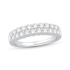 Thumbnail Image 1 of Previously Owned Round-Cut Diamond Anniversary Ring 7/8 ct tw 10K White Gold - Size 10