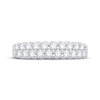 Thumbnail Image 3 of Previously Owned Round-Cut Diamond Anniversary Ring 7/8 ct tw 10K White Gold - Size 10