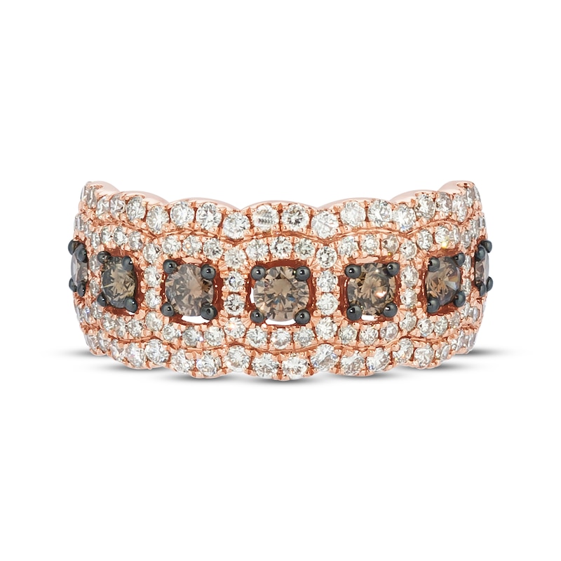 Main Image 4 of Previously Owned Le Vian Chocolate Diamond Ring 1-1/2 ct tw 14K Strawberry Gold Size 9.5