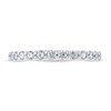 Thumbnail Image 3 of Previously Owned THE LEO Diamond Anniversary Ring 3/8 ct tw Round-cut 14K White Gold - Size 4
