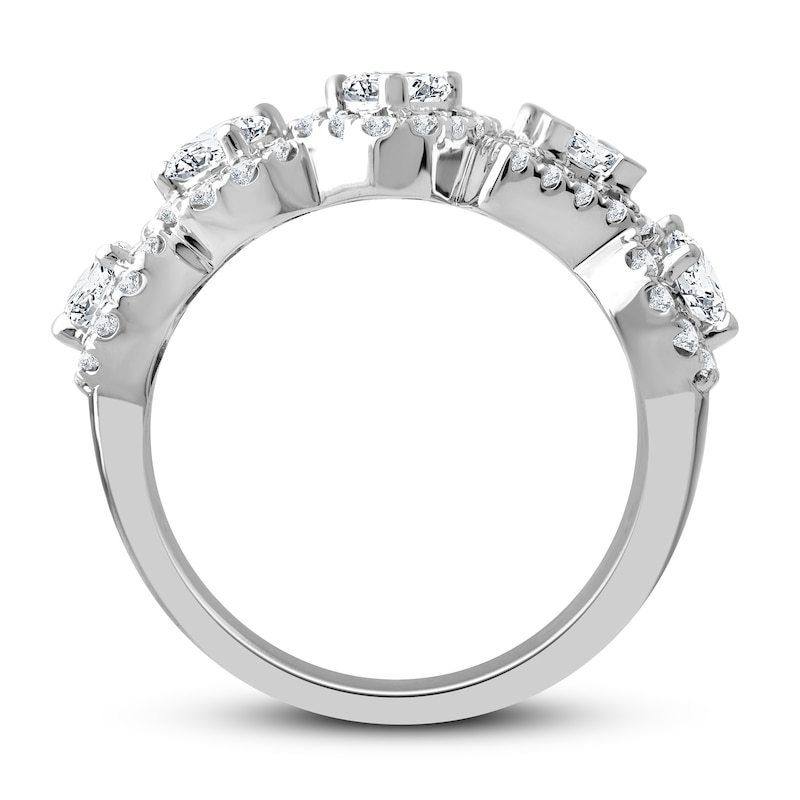 Main Image 3 of Previously Owned Diamond Ring 1-3/4 ct tw 10K White Gold - Size 9.5