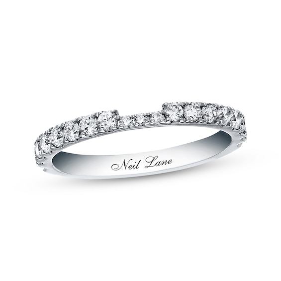 Previously Owned Neil Lane Diamond Wedding Band 1/2 ct tw 14K White Gold Size 4.25