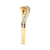 Thumbnail Image 2 of Previously Owned Diamond Wedding Ring 1/6 ct tw Round-cut 10K Yellow Gold - Size 9.5