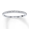 Thumbnail Image 1 of Previously Owned Diamond Wedding Band 1/10 ct tw Round-cut 10K White Gold Size 9.5