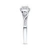 Thumbnail Image 1 of Previously Owned Diamond Engagement Ring 5/8 Carat tw Round-cut 14K White Gold - Size 4.25