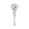 Thumbnail Image 2 of Previously Owned Neil Lane Diamond Engagement Ring 1 ct tw Cushion, Marquise & Round 14K White Gold - Size 4.5
