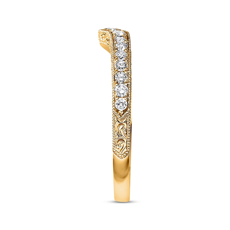 Main Image 2 of Previously Owned Neil Lane Wedding Band 1/3 ct tw Diamonds 14K Yellow Gold - Size 4