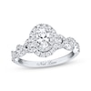Thumbnail Image 1 of Previously Owned Neil Lane Bridal Diamond Ring 1-1/6 ct tw Oval & Round-cut 14K White Gold Size 13