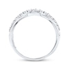 Thumbnail Image 2 of Previously Owned Diamond Wedding Band 1/4 ct tw Round-cut 14K White Gold Size 4.75