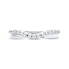Thumbnail Image 4 of Previously Owned Diamond Wedding Band 1/4 ct tw Round-cut 14K White Gold Size 4.75