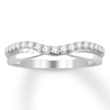 Thumbnail Image 0 of Previously Owned Diamond Enhancer Ring 1/10 ct tw 14K White Gold - Size 4.25