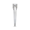 Thumbnail Image 2 of Previously Owned Three-stone Diamond Anniversary Ring Princess-cut 1 ct tw 14K White Gold/Platinum - Size 9.75