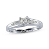 Thumbnail Image 1 of Previously Owned Diamond Engagement Ring 1/2 ct tw Princess-cut 14K White Gold Size 4.75