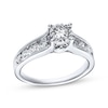 Previously Owned Diamond Engagement Ring 7/8 ct tw Round-cut 14K White Gold