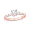 Thumbnail Image 1 of Previously Owned Diamond Engagement Ring 7/8 ct tw Round-cut 14K Rose Gold - Size 9.25