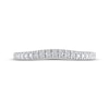 Thumbnail Image 3 of Previously Owned Adrianna Papell Wedding Band 1/5 ct tw 14K White Gold Size 4