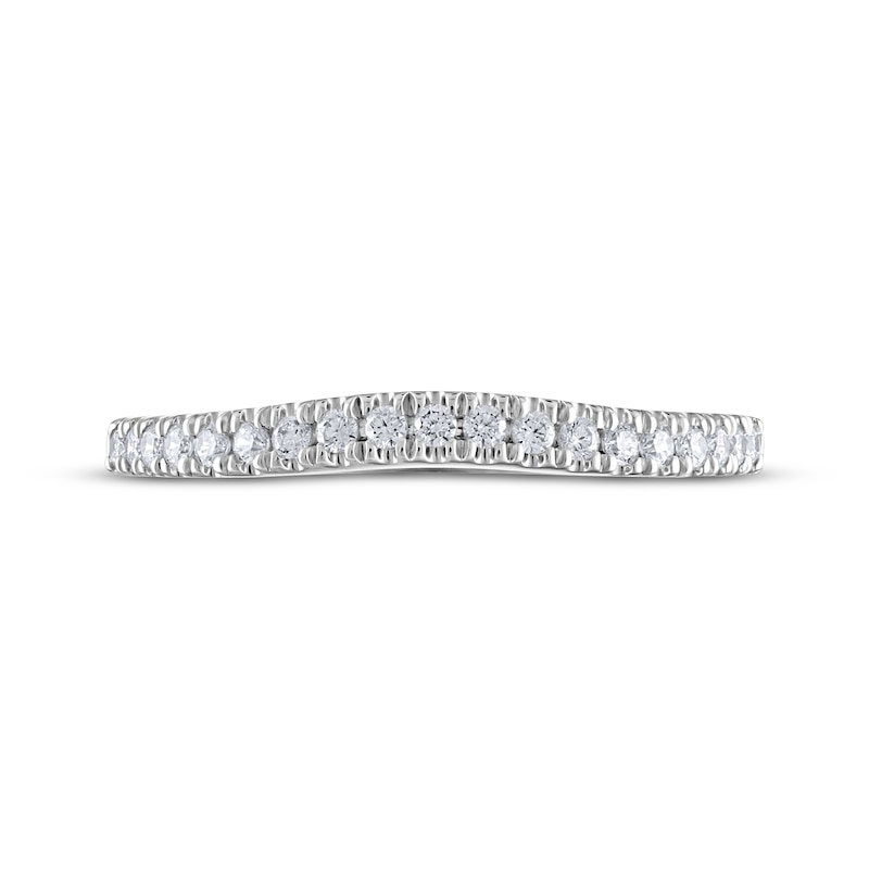 Previously Owned Adrianna Papell Wedding Band 1/5 ct tw 14K White Gold