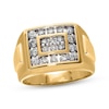 Thumbnail Image 1 of Previously Owned Men's Diamond Ring 1 ct tw Round-Cut 14K Yellow Gold - Size 13