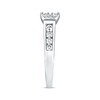 Thumbnail Image 2 of Previously Owned Diamond Engagement Ring 1 ct tw Round-cut 14K White Gold - Size 10.5