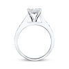 Thumbnail Image 3 of Previously Owned Diamond Engagement Ring 1 ct tw Round-cut 14K White Gold - Size 10.5