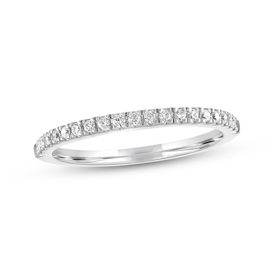Previously Owned Diamond Wedding Band 1/5 ct tw Round-cut 14K White Gold