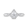 Thumbnail Image 2 of Previously Owned Diamond Engagement Ring 3/4 ct tw Pear-shaped 14K White Gold