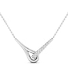 Thumbnail Image 1 of Previously Owned Love + Be Loved Diamond Necklace 1/10 ct tw Sterling Silver