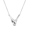 Thumbnail Image 2 of Previously Owned Love + Be Loved Diamond Necklace 1/10 ct tw Sterling Silver