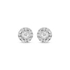 Thumbnail Image 2 of Previously Owned Diamond Earrings 1/4 ct tw Round-cut 10K White Gold