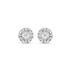 Thumbnail Image 1 of Previously Owned Diamond Earrings 1/4 ct tw Round-cut 10K White Gold