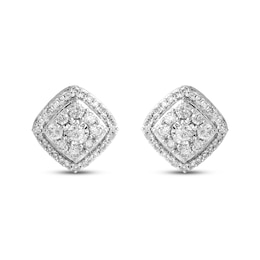 Previously Owned Diamond Stud Earrings 1/2 ct tw 10K White Gold