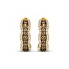 Thumbnail Image 2 of Previously Owned Le Vian Diamond Hoop Earrings 1 ct tw Round-cut 14K Honey Gold