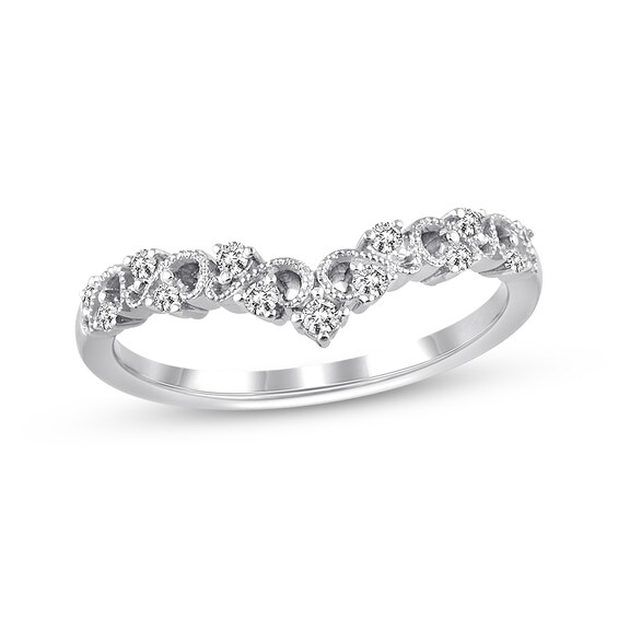 Previously Owned Diamond Anniversary Band 1/6 ct tw Round-cut 14K White Gold