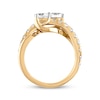 Thumbnail Image 3 of Previously Owned Ever Us Two-Stone Anniversary Ring 2 ct tw Round 14K Yellow Gold