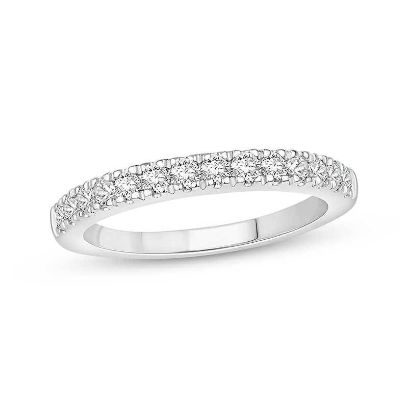 Previously Owned Diamond Anniversary Band 1/2 ct tw Round-Cut 14K White ...