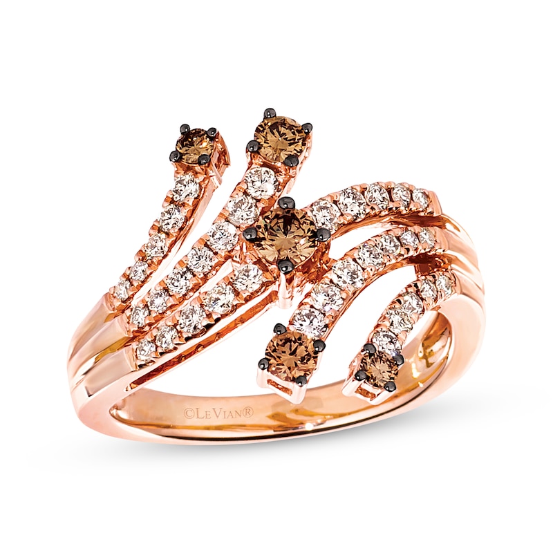 Previously Owned Le Vian Diamond Ring 3/4 ct tw 14K Strawberry Gold
