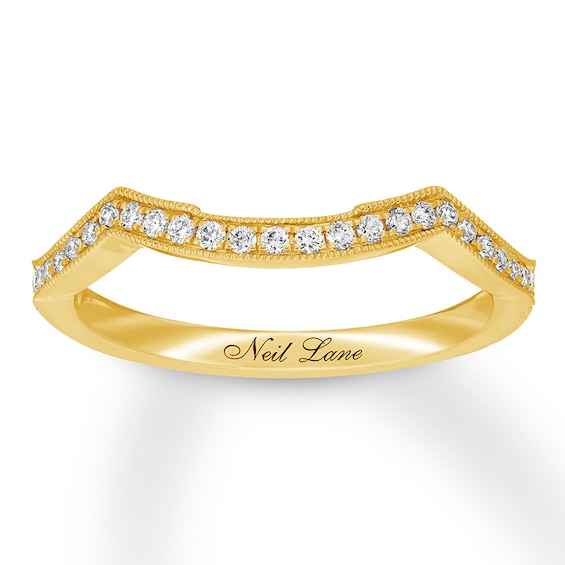 Previously Owned Neil Lane Wedding Band 1/6 ct tw 14K Yellow Gold