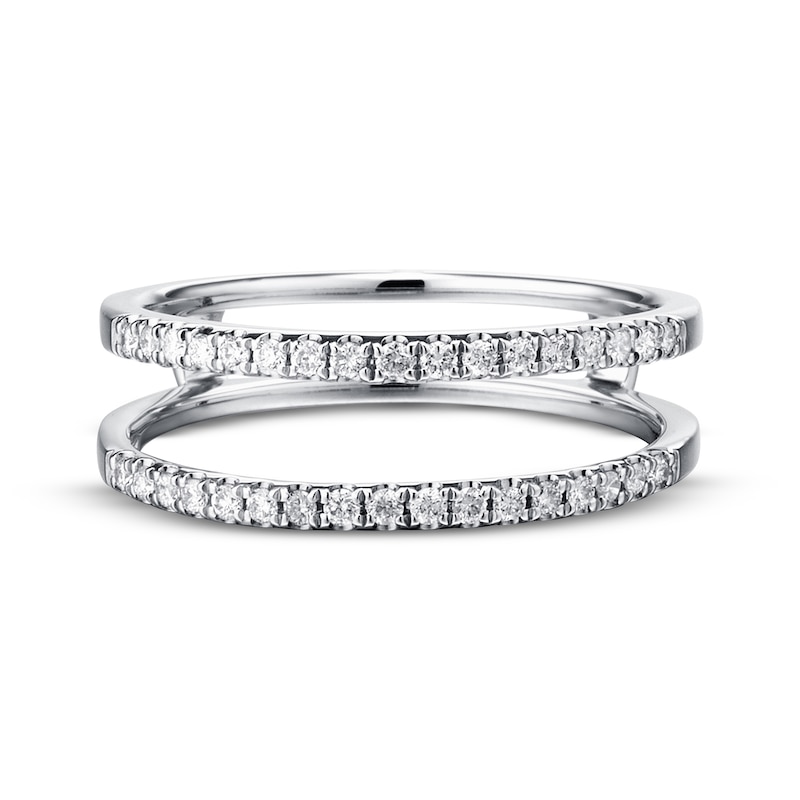 Main Image 4 of Previously Owned Diamond Enhancer Ring 1/4 ct tw Round-cut 14K White Gold