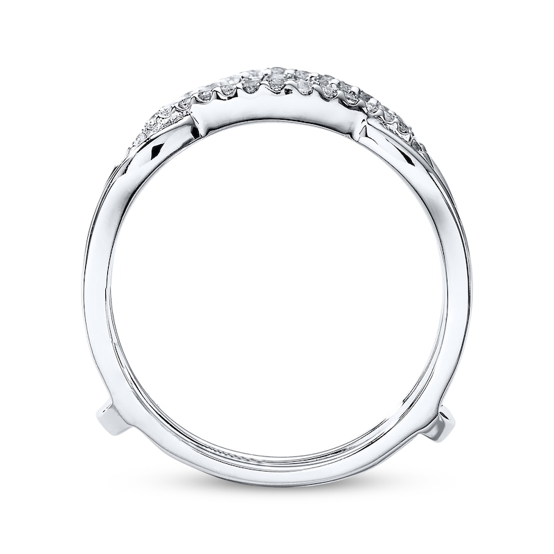 Main Image 2 of Previously Owned Diamond Enhancer Ring 1/5 ct tw Round-cut 14K White Gold