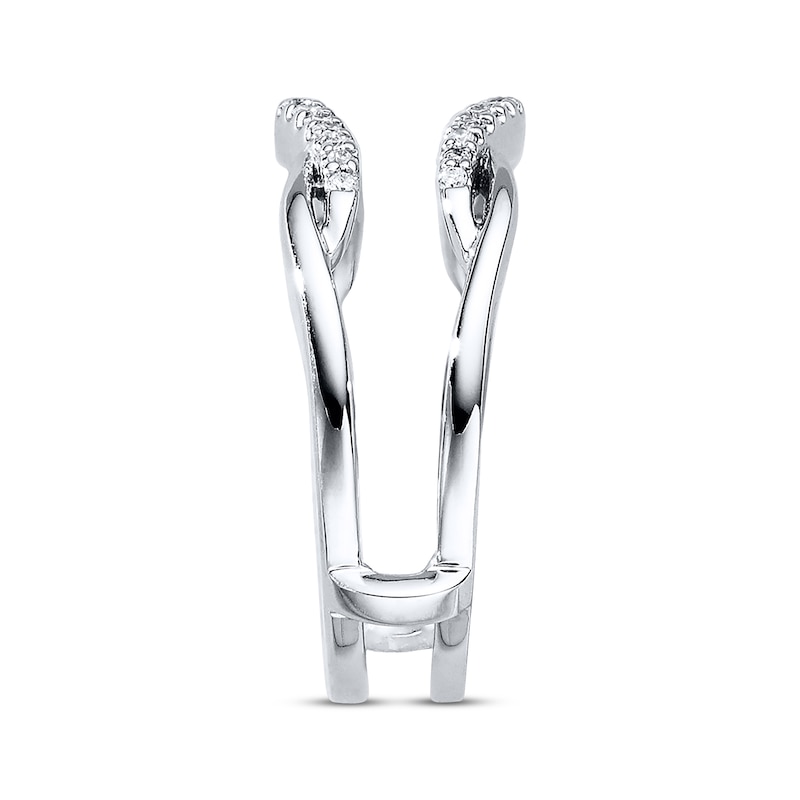 Main Image 3 of Previously Owned Diamond Enhancer Ring 1/5 ct tw Round-cut 14K White Gold