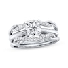 Thumbnail Image 4 of Previously Owned Diamond Enhancer Ring 1/5 ct tw Round-cut 14K White Gold