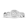 Thumbnail Image 3 of Previously Owned Diamond Engagement Ring 1/2 ct tw Round & Princess 10K White Gold