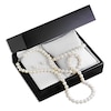 Thumbnail Image 1 of Previously Owned Cultured Pearl Set Necklace/Bracelet/Earrings Sterling Silver
