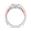 Thumbnail Image 4 of Previously Owned Diamond Enhancer Ring 1/3 ct tw Round-cut 14K Two-Tone Gold