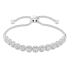 Thumbnail Image 0 of Previously Owned Diamond Bolo Bracelet 1/5 ct tw Round-cut Sterling Silver