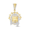 Thumbnail Image 0 of Previously Owned Men's Christ Pendant 1/2 ct tw Round-cut 10K Yellow Gold