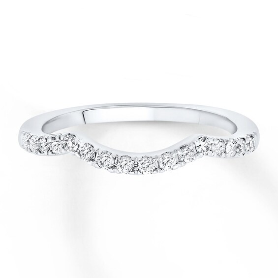 Previously Owned Diamond Wedding Ring 1/4 ct tw Round-cut 14K White Gold