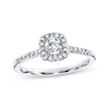 Thumbnail Image 0 of Previously Owned Diamond Engagement Ring 3/8 ct tw Round-cut 10K White Gold